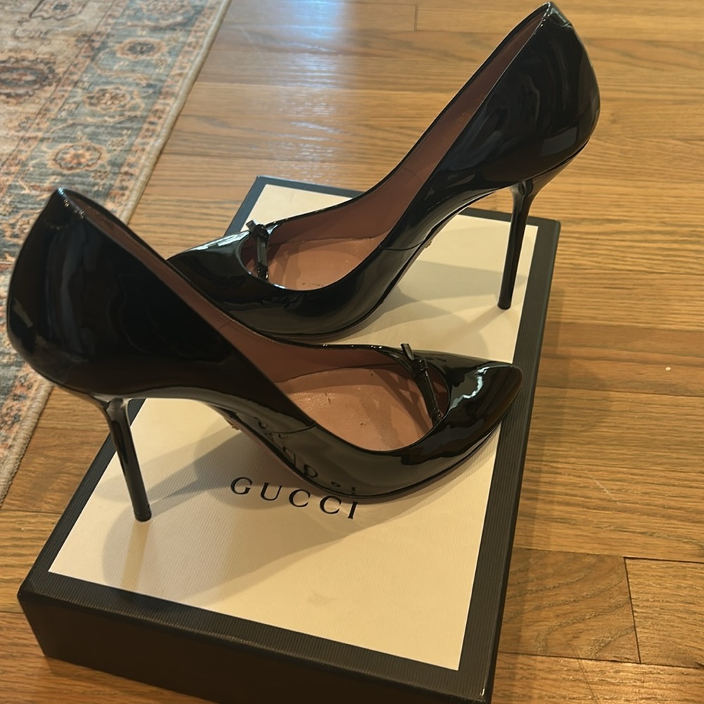 Gucci patent black heels size 39 - Picture 3 of 15